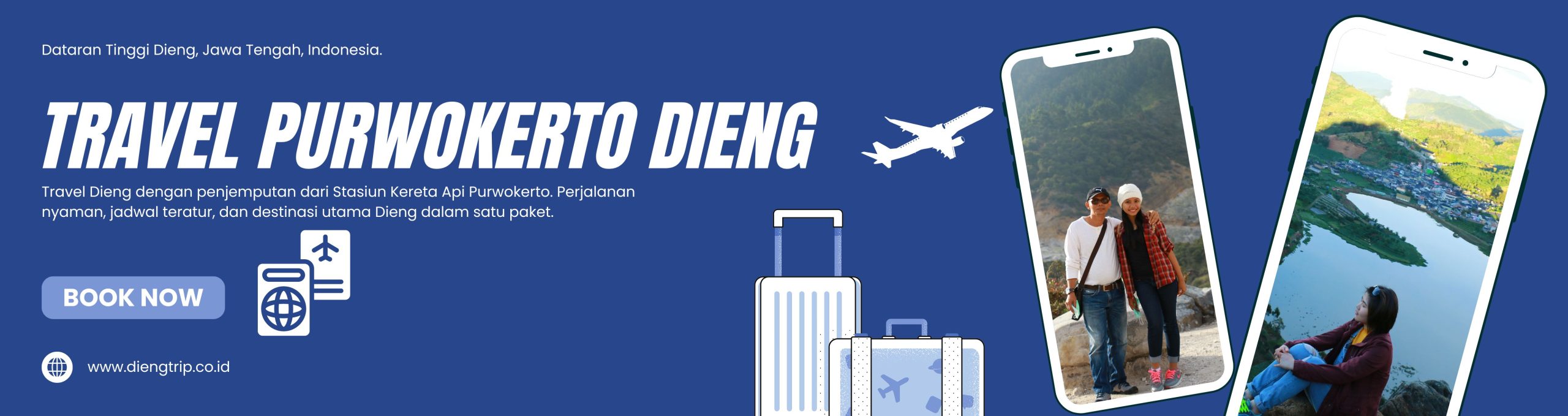 Paket Wisata Dieng dari Purwokerto: Travel dari Stasiun Kereta Api Purwokerto
